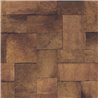 Elitis|Vinyl-Tapete in Ponyfelloptik braun|Lederimitat
