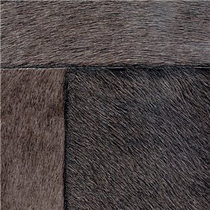 Elitis|Vinyl-Tapete in Ponyfelloptik braun|Lederimitat