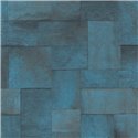 Elitis|Vinyl blue pony skin-effect wallpaper|Skin Imitation
