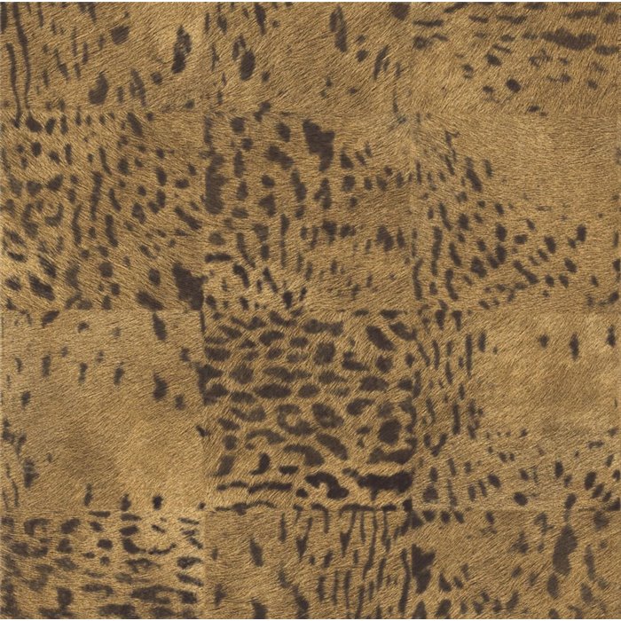 Papel pintado piel de leopardo marrón - Élitis Sauvages VP65307