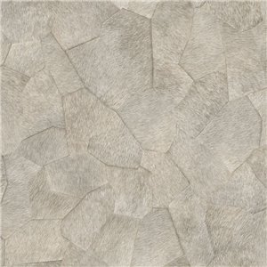 Grandeco|Papier peint floral ethnique plantes africaines gris|Ethnique 2