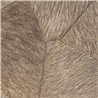 Elitis|Papier peint imitation peau de poulain marron|Ethnique