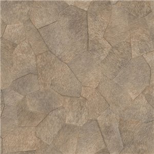 Elitis|Papier peint peau de poulain bleu foncé|Imitation Peau 2