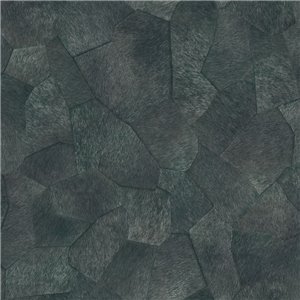 Elitis|Luxus-Tapete mit Ponyfell in Grau und Schwarz|Lederimitat 2
