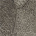 Elitis|Tapete in Ponyfelloptik grau im Patchwork-Design|Lederimitat