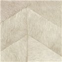 Elitis|Papier peint vinyle peau animale gris-beige motif chevron|Imitation Peau