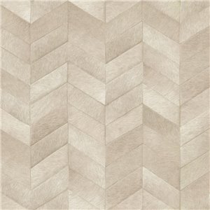 Elitis|Green chevron pony skin-effect wallpaper|Ethnic 2