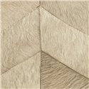 Elitis|Papier peint beige effet peau de poulain motif chevron|Imitation Peau