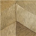 Elitis|Light brown pony skin wallpaper with chevron pattern|Skin Imitation