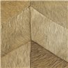 Elitis|Papier peint peau de poulain marron clair motif chevron|Imitation Peau