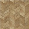 Elitis|Papier peint peau de poulain marron clair motif chevron|Imitation Peau