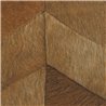 Elitis|Brown pony skin-effect wallpaper|Skin Imitation