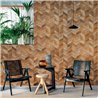 Elitis|Brown pony skin-effect wallpaper|Skin Imitation