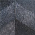 Elitis|Papier peint bleu effet peau de poulain chevron en arête|Ethnique