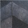 Elitis|Papier peint bleu effet peau de poulain chevron en arête|Ethnique
