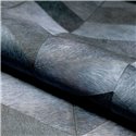 Elitis|Papier peint bleu effet peau de poulain chevron en arête|Ethnique