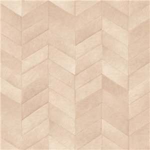 Elitis|Papier peint beige effet peau de poulain motif chevron|Imitation Peau 2