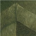 Elitis|Green chevron pony skin-effect wallpaper|Ethnic