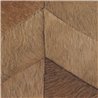 Elitis|Papier peint peau de poulain tons bruns motif chevron|Ethnique