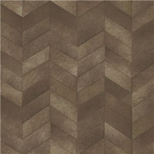 Elitis|Papier peint haut de gamme peau de poney brun|Imitation Peau 2