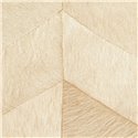 Elitis|Tapete in Ponyfelloptik beige-creme mit Chevron-Muster|Lederimitat