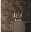 Elitis|Taupe grey leopard skin vinyl wallpaper|Ethnic