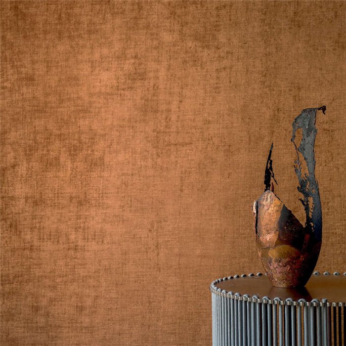 Elitis|Wallcovering velvet mottled brown|Wall Coverings