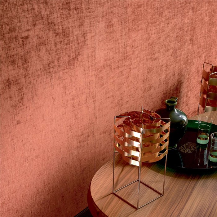 Elitis|Wallcovering velvet mottled rust|Wall Coverings