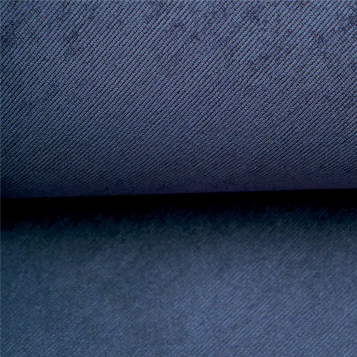 Elitis|Revestimiento pared terciopelo acanalado liso azul oscuro|Revestimientos de Pared