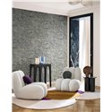 Casamance|Revestimiento pared jacquard inspirado tapices Verdure azul piedra|Revestimientos de Pared
