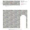 Casamance|Wallcovering jacquard inspired Verdure tapestries stone blue|Wall Coverings