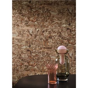 Casamance|Wallcovering extra wide jacquard Verdure design taupe tones|Wall Coverings 2