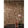 Casamance|Wallcovering jacquard burnt orange Verdure style|Wall Coverings