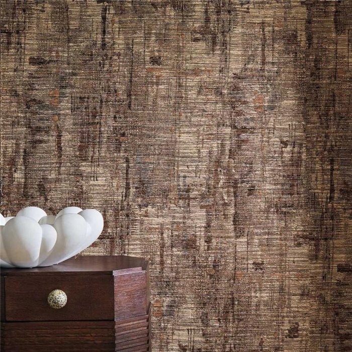 Casamance|Wandverkleidung abstrakt orange brulé Kontrastfäden|Wandverkleidungen