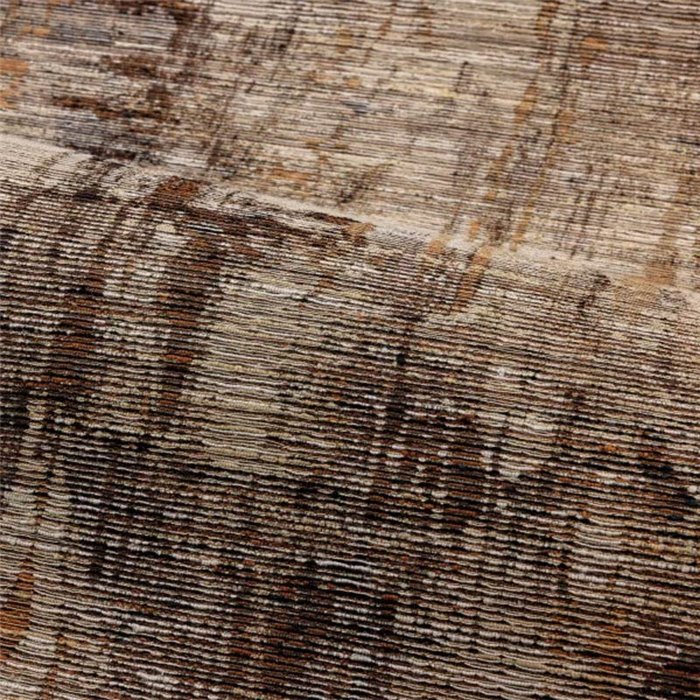Casamance|Revêtements Muraux abstrait orange brûlé fils contrastés|Revêtements Muraux
