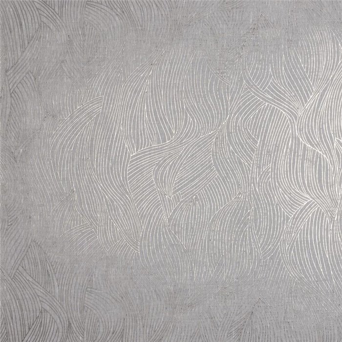 Revestimiento pared lino detalles metálicos platino - Casamance Linessence 2 71620202