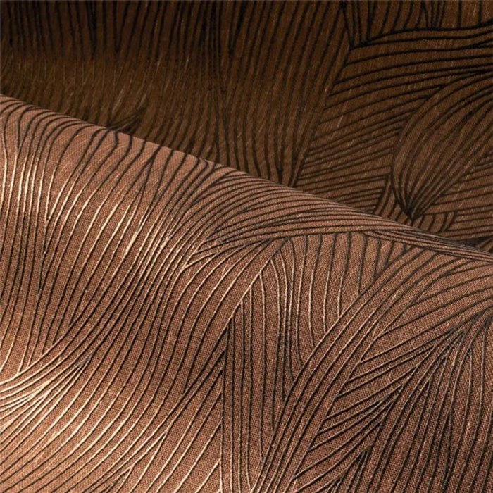 Casamance|Wandverkleidung Leinen texturiert mit kupferfarbenen Details|Wandverkleidungen