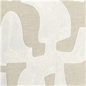 Casamance|Wallcovering linen cotton embroidery ivory chalk|Wall Coverings