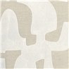 Casamance|Revêtements Muraux lin coton brodé ivoire craie|Revêtements Muraux