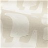 Casamance|Wallcovering linen cotton embroidery ivory chalk|Wall Coverings