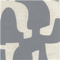 Casamance|Revêtements Muraux lin coton brodé gris point de chaînette|Revêtements Muraux
