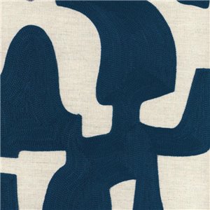 Elitis|Wallcovering plain ribbed velvet dark blue|Wall Coverings