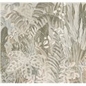 Rasch|Papier peint panoramique botanique jungle tropicale gris|Panoramiques