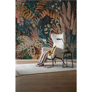 Affreschi & Affreschi|Mural pared personalizado minimalista tonos grises y beige|Murales de Pared 2