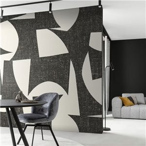 Caselio|Blaue und goldene Blumentapete mit Glanz, ideal fürs Wohnzimmer|Gastronomie & Hotellerie