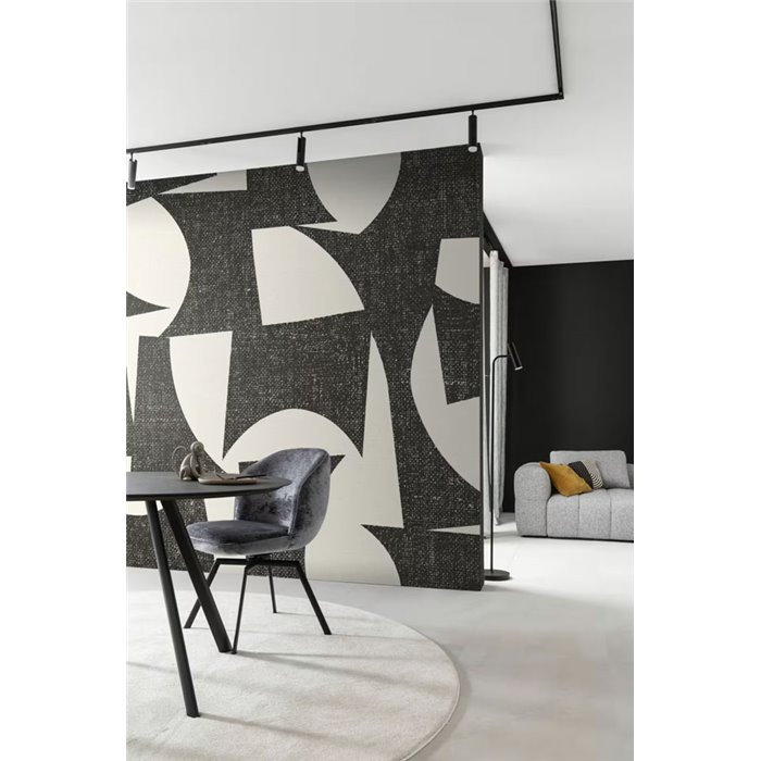 Rasch|Wall mural modern abstract black white|Wallmurals