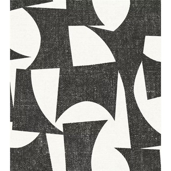 Rasch|Papier peint panoramique moderne abstrait noir blanc|Panoramiques