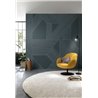 Rasch|Wandbild modern geometrisches Muster blau|Wandbild