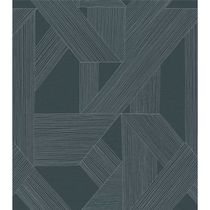 Rasch|Wandbild modern geometrisches Muster blau|Wandbild