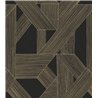 Rasch|Wandbild geometrisch modern schwarz gold|Wandbild